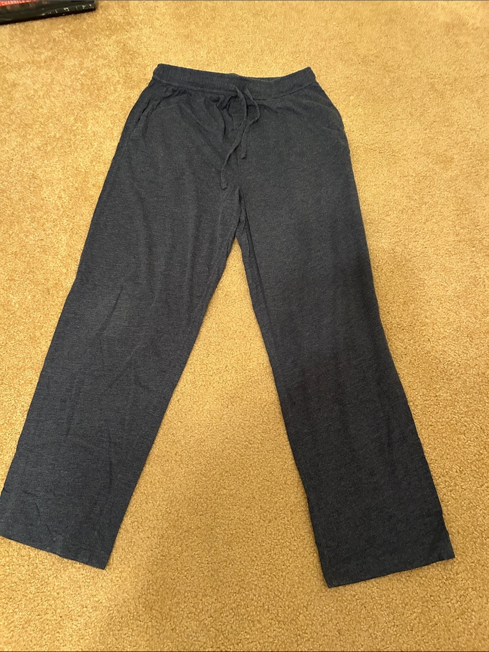 Roundtree & Yorke Men's Dark Gray Drawstring Joggers/sleep pants